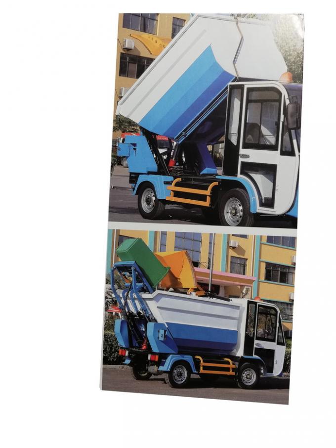 Elektrischer Müllwagen der vierrädrigen Droschke/große Kapazitäts-elektrische überschüssige LKWs 0