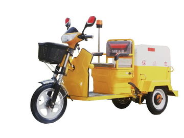 gelbes elektrisches Fahrzeug des Abfall-48V für das schmale Straßen-Transportieren