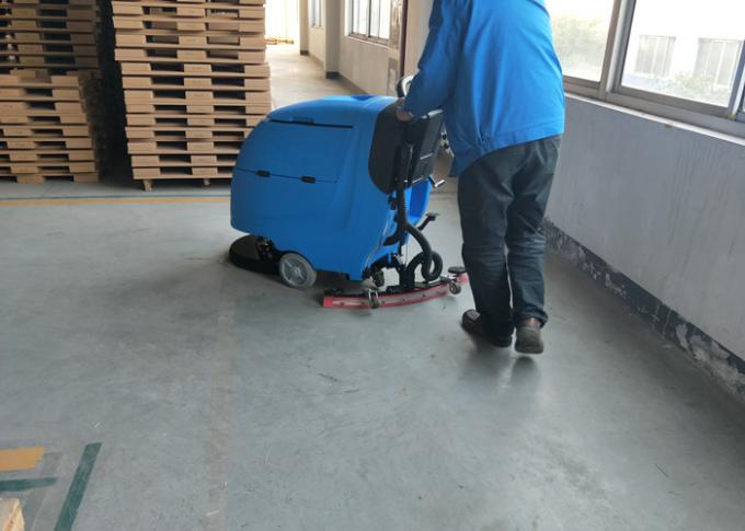 Blauer Farbbatterie-Boden-Wäscher/voll automatische Boden-Reinigungsanlage 0