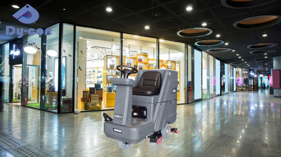 Reinigung im Einkaufszentrum leicht gemacht - D8Pro Ride-On-Floor-Scrubber-Trockner