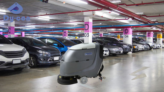 Leiser Parkhaus-Reiniger entfernt Reifenmarkierungen und Ölflecken mit 550W Bürstenmotor und 800mm Saugbreite