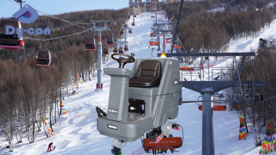 Ski-Scrubber - 140L Tank für Schneeschmelzreinigung -- batteriebetrieben