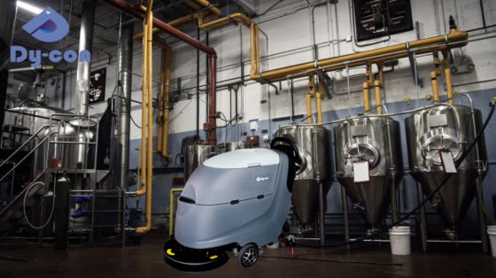 Dycon FS20 Walk-Behind-Scrubber mit 55L Lösungsbehälter und 60L Wiederherstellungsbehälter